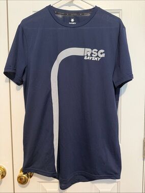 SAYSKY Men's Navy RSG Graphic Short Sleeve Tee